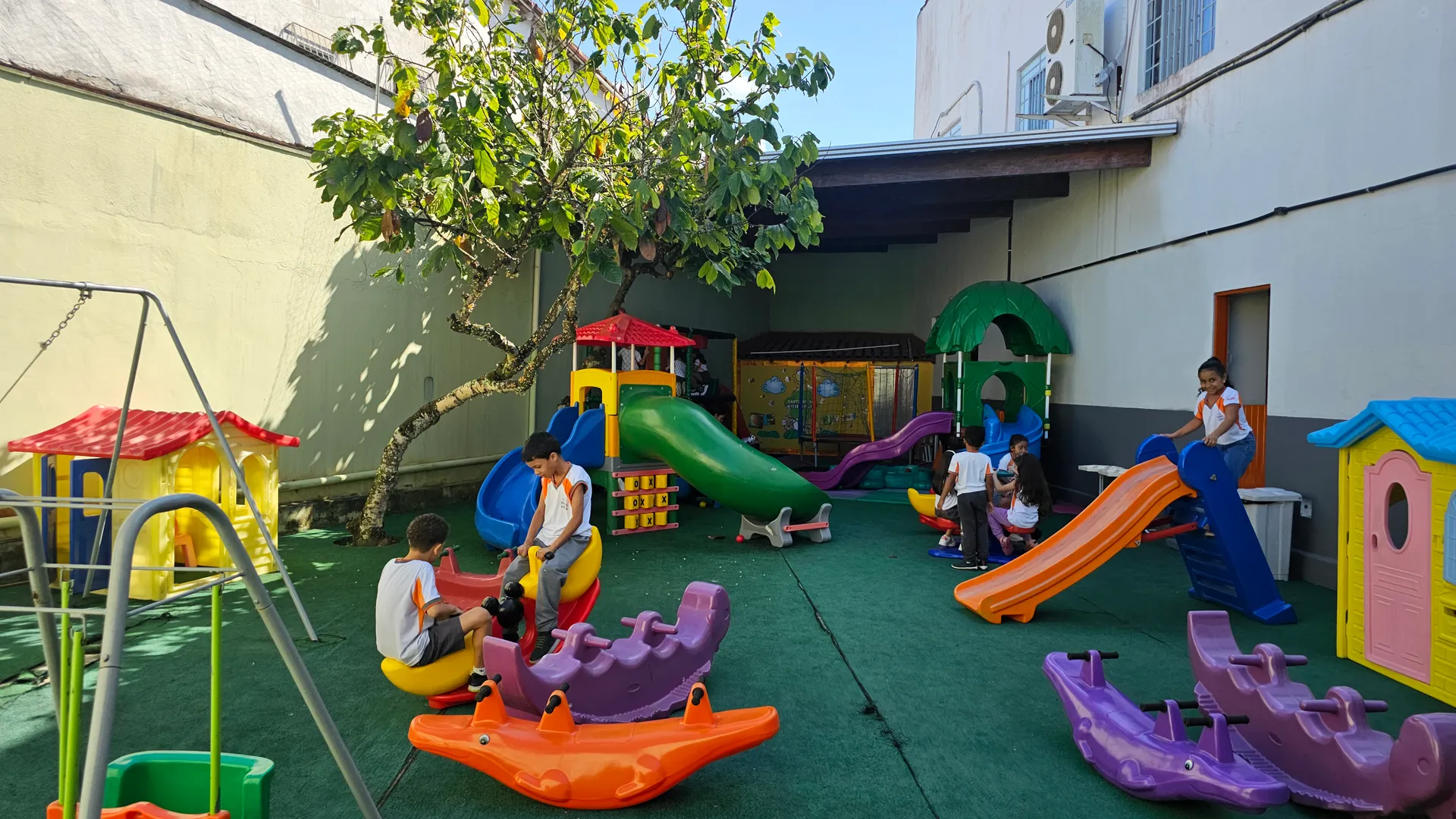Espaços exclusivos para Educação Infantil
